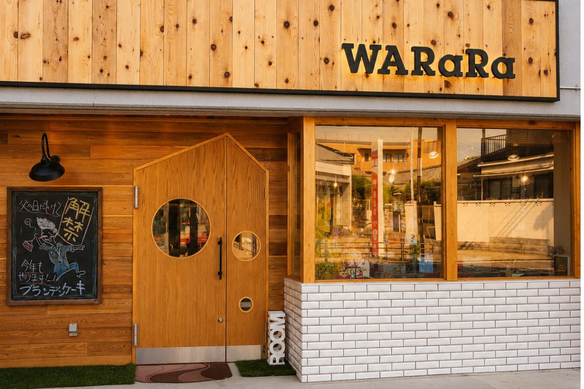 洋菓子店WARaRaの店舗外観