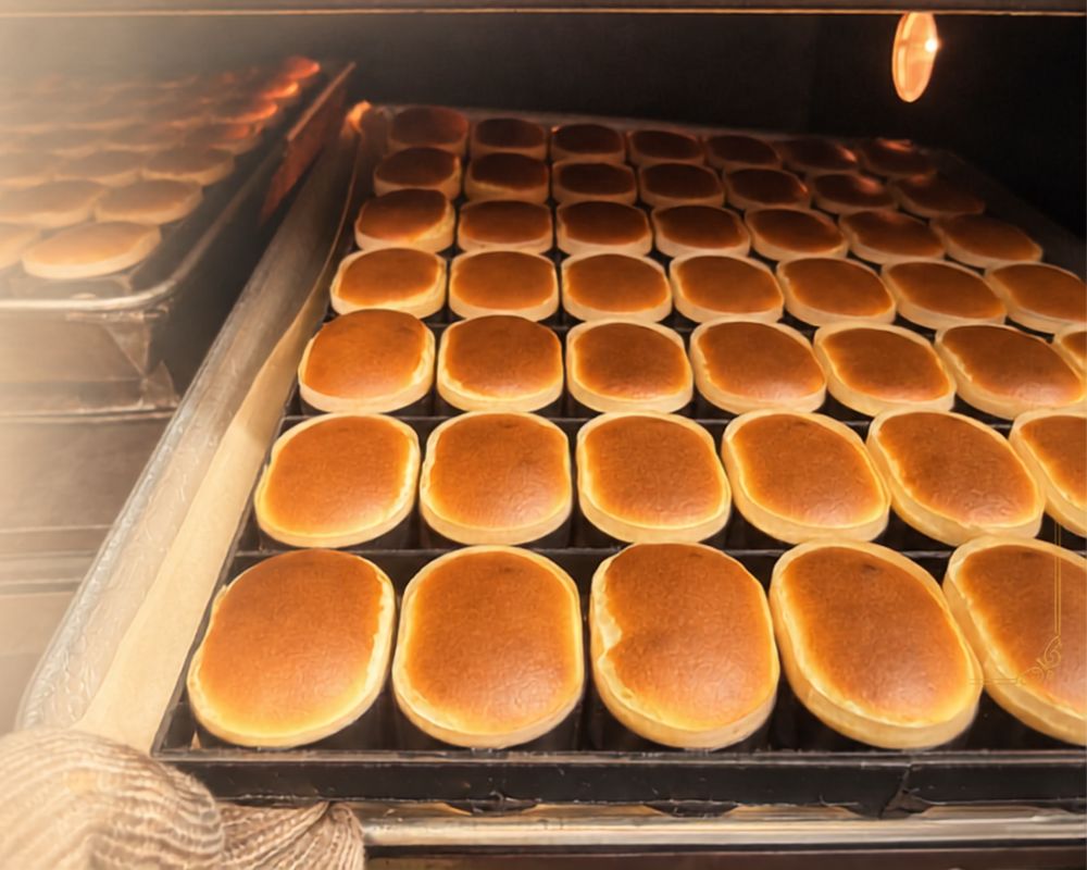 ちょこっとちーずの焼き上がり